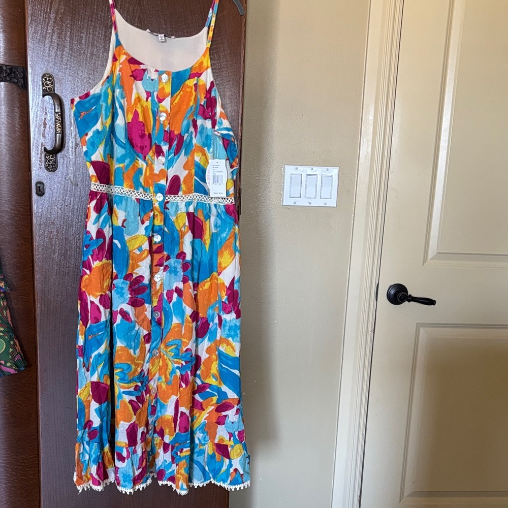 Colorful Floral Women's Dress